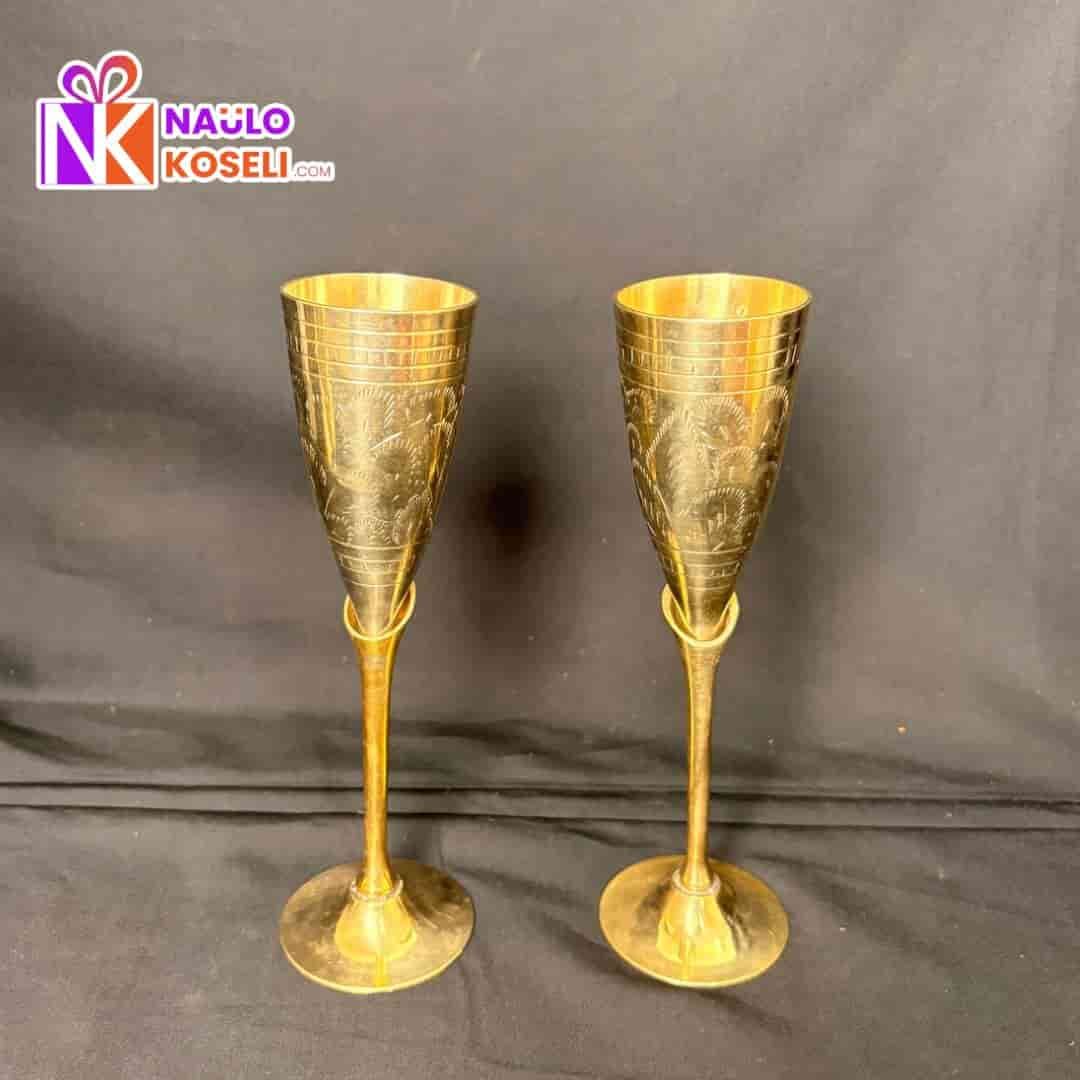 Brass Wine Glass