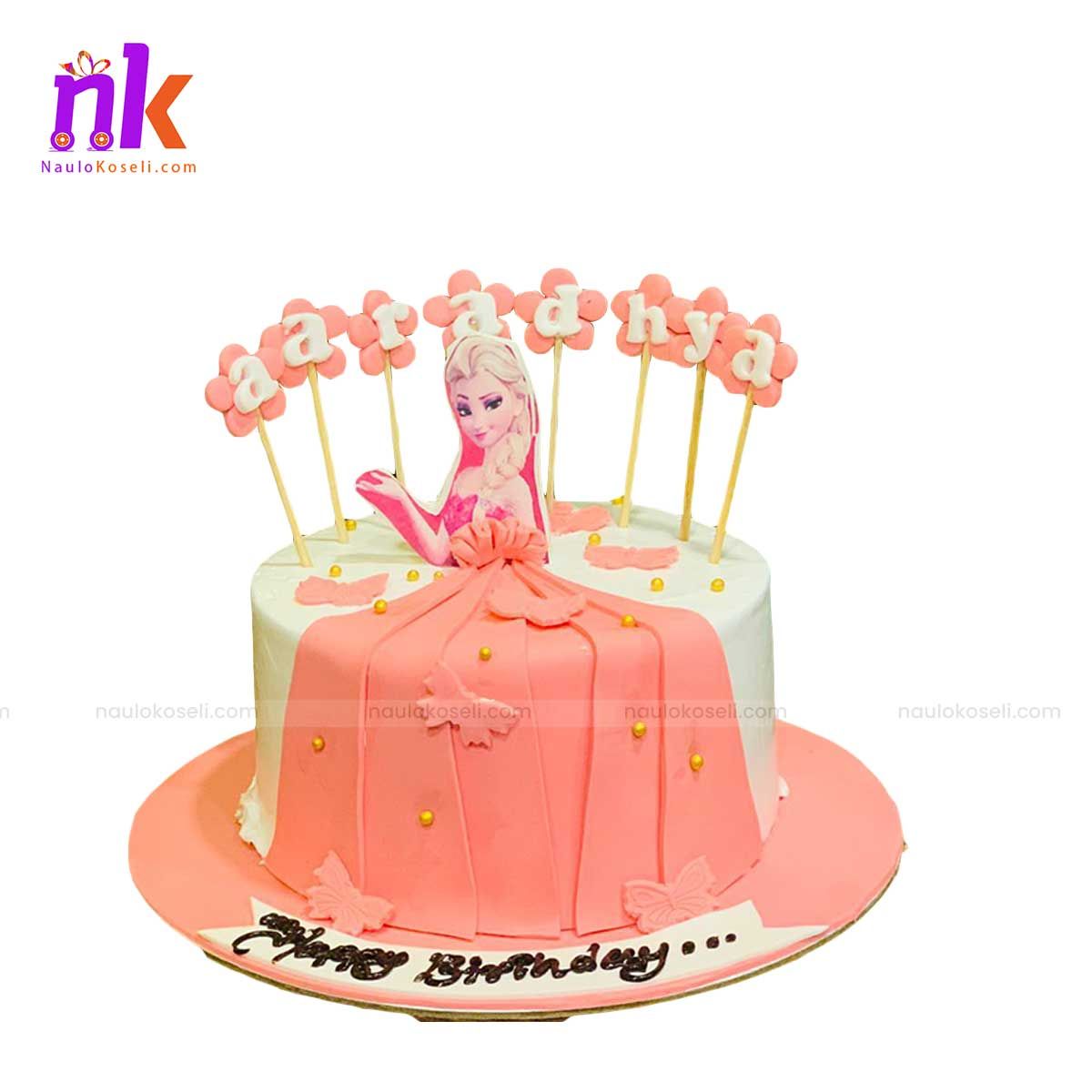 Special Frozen Themed Cake- 2 Pounds